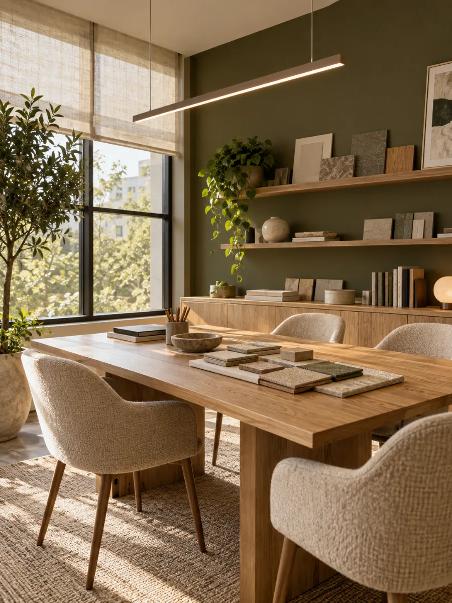 Espaços de trabalho · projeto de interiores
